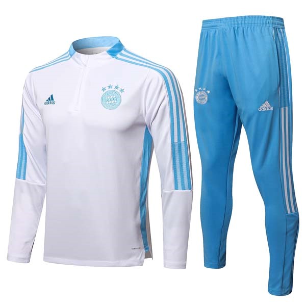 Felpa Allenamento Bayern Monaco 2022 Bianco Blu